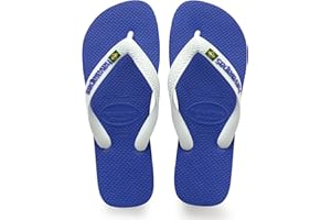 Havaianas - Top Brasil Logo, Comfortable, Durable and Lightweight Flip-Flops, with Non-Slip Sole, Brazilian Flag on the Straps, Adults Unisex