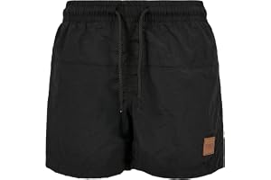 Urban Classics Herr pojkar block badshorts badbyxor, svart, XXL
