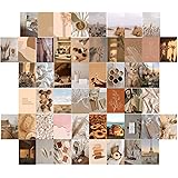 Ästhetische Fotocollage Kit, 50 Stück Ästhetische Bilder Wandcollage Kit Set Für Wand Ästhetisch, Kleine Exquisites Poster Äs