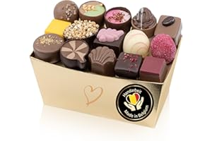 ‎EPRALINCHEN ePralinchen Handmade Belgian Luxury Chocolates | Exclusive Edition 500 g | Exclusive Chocolate Mix with Nougat, Fruit, Caramel etc. | with Alcohol | Delicious Chocolate Made in Belgium
