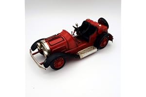 DynaSun Art Modellino Auto d’Epoca Vintage in Metallo, da Collezione in Stile Retro Antico Scala 1:32 16 cm