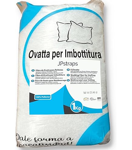 Ovatta Sintetica 1kg Per Imbottitura - Morbida, Anallergica, Per Cuscini, Peluche, Bomboniere - Foto 10