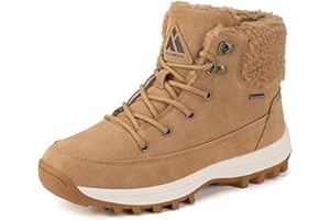 Mishansha Damen Winterschuhe Gefüttert Warm Winterstiefel Gr.36-42