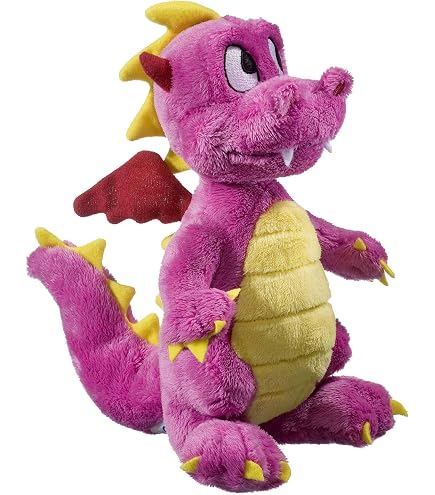 Peluche Aurora Sparkle Tales: Dahlia Dragon, 30,5 Cm, Rosa, Con Pancia Glitterata, Dalla Nascita