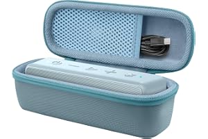 co2CREA Hårt resefodral för Anker Soundcore 2/Soundcore Bluetooth-högtalare | Stötsäkert EVA-skal med lätt handrem för utomhusresor, endast fodral