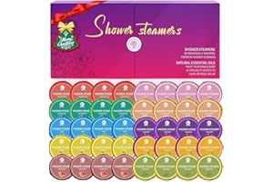 MR MIRYE 40-Piece Shower Steamers Gift Box – Dissolve in Shower for Home Spa Relaxation & Aromatherapy, Perfect for Birthdays, Christmas – Ideal Gifts for Women or Self-Care