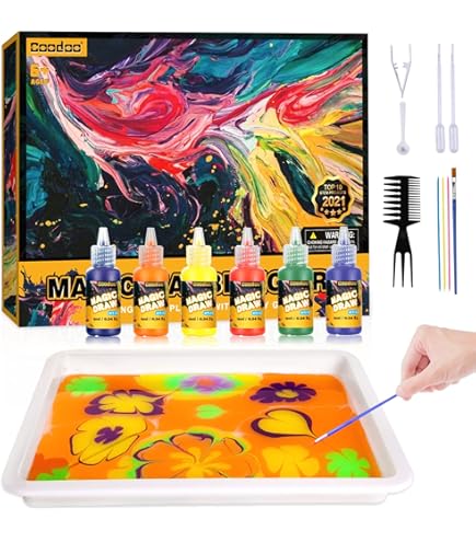 Avenue Mandarine Kit Creativo Diamond Painting Giungla 4 Quadri Con Strass Per Bambini 6-10 Anni