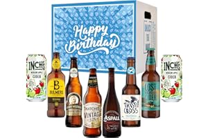 Best of British Apple Cider Birthday Gift Set by Liquid Vault - 8x330ml Bottles – Enjoy Eight of the Best British Ciders from some of the nations favourite producers. Perfect as a gift