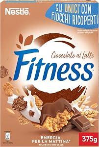 FITNESS Cioccolato al Latte Cereali Integrali con Fiocchi al Cioccolato 375g