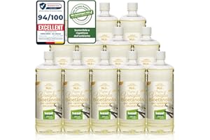 KieselGreen Bioethanolo 12 x 1 litro con Fragranza per Caminetto a Etanolo – Bio-etanolo profumato per Ambienti, molte Fragranze - Profumo per Caminetto a bioetanolo da Interno o da Tavolo