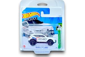 Hot Wheels - Volvo XC40 Recharge - HW Green Speed 2/10 - HTC81 - Short Card - SUV compatto - Bianco - Mattel 2024-1:64