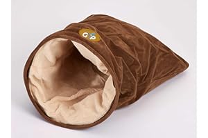 Gor Pets Crinkle Cat Sleeping Bag (Brown Suede)