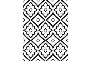 Darice 30032607 Prägeschablone, Prägefolder Marokkanische Fliesen, Plastik, durchsichtig, A6