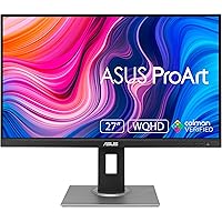 Asus Proart Display Pa278Qv Professional Monitor, 27" Ips, Wqhd 2560 X 1440, Nero Grigio