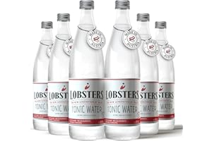 ‎LOBSTERS THE NEW GENERATION OF TASTE Lobsters - Tonic Water - 6 x 0,5l - Extra Dry and Classic - Erfrischend mit subtiler Bitterkeit durch Chinin, Made in Austria, Zuckerreduziert & ohne Farbstoffe, Perfekt für cocktail mix, Gin Tonic