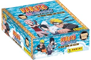 Panini Naruto Shippuden TC Boite de 18 Pochettes (Pochettes de 8 Cartes)