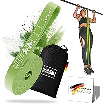 Set Bande Elastiche Fitness Con Maniglie - 5 Resistenza, Lattice, Include Cinghie Piedi E Ancoraggio Porta - Foto 7