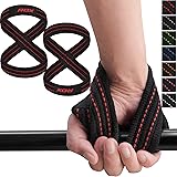 RDX Cinghie per Sollevamento Pesi Figura 8, con Supporto Imbottito per Il Polso, Ideali per Bodybuilding, Allenamento, Polsin