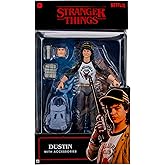 Stranger Things Dustin Henderson Baş Aşağı Koleksiyoncu Fig&uuml;r&uuml; - 15 cm Yumuşak İyi Giysiler ve Benzersiz Aksesuarlarla Son De