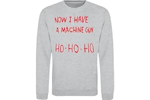 Tee & Sympathy Ho Now I Have A Machine Gun Sweatshirt - Inspired by Die Hard