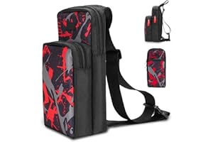 INFURIDER Portable Travel Carrying Case for Nintendo Switch, Durable Shoulder Storage Bag Fashion Backpack for Switch/Switch Lite Console Accessories