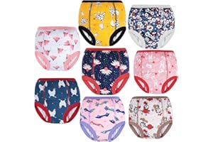 MOEMOE BABY Töpfchen Trainingshose Baby, 8 Stück Trainerhosen Kleinkinder Lernwindel Unterwäsche, Waschbare Töpfchentrainingshose Mädchen Jungen 2 Jahre, Rosa