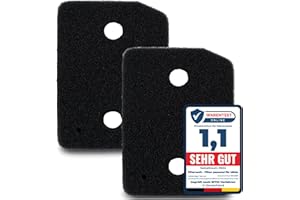 FILTERWELT 2er Set Filter passend für Miele T1 9164761 Trockner Wärmepumpentrockner Fein-Grob | 207 x 157 x 30mm | Schwammfilter Filtermatte Kondenstrockner Fusselfilter Schaumstoff Schaumfilter Sponge