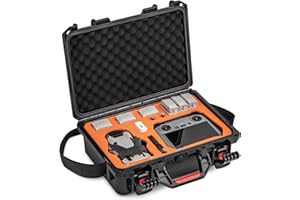 STARTRC Mini 4 Pro Waterproof Hard Case - Secure Carrying Bag for DJI Mini 4 Pro Fly More Combo Drone Accessories - Sturdy an