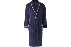 THE SAVILE ROW COMPANY LONDON Men's Lightweight Super Soft Warm Fleece Dressing Gown