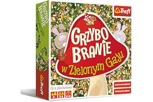 Trefl Grzybobranie w Zielonym Gaju Rodzinna Gra Planszowa dla Dzieci od 4 lat