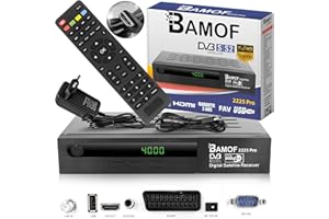 hd-line 2225 Pro Récepteur Satellite numérique (HDTV, DVB-S/DVB-S2, HDMI, péritel, 2 Ports USB, Full HD 1080p) [Préprogrammé pour Astra, Hotbird et Tursat ] + câble HDMI