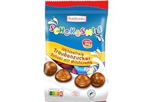 ‎FRANKONIA CHOCOLAT frankonia CHOCOLAT Schokosmile frankonia laktosefreie Traubenzucker, 120 gramm