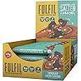 Fulfil Vitamin and Protein Bars (15 x 40g Bars) — Chocolate Salted Caramel Flavour — 15g High Protein, 9 Vitamins, Low Sugar