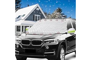 XIHUAN Copri Parabrezza Per Auto,Telo Parabrezza Antighiaccio,Copertura Vetro Auto Antighiaccio Invernale Copertura Ripiegabile Auto Parabrezza Anteriore Per Auto,T Roc, Jeep Renegade, SUV 178x150x124CM