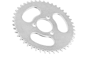 VGEBY Bike Rear Sprocket, Professional Durable Steel Mountain Bike T8F 44 Teeth Single Speed Rear Sprocket Lightweight 1.1in Inner Diameter Sprocket Electric Bicycle Replacement Accessory