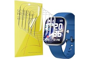 Blueshaweu Compatible for Slothcloud Kids Smartwatch 1.5 Inch H97 Screen Protector, [6 Pack] Full Coverage TPU Clear Film Compatible with YOUSOKU H97 KIDS Smart Watch/Slothcloud H97 1.5"