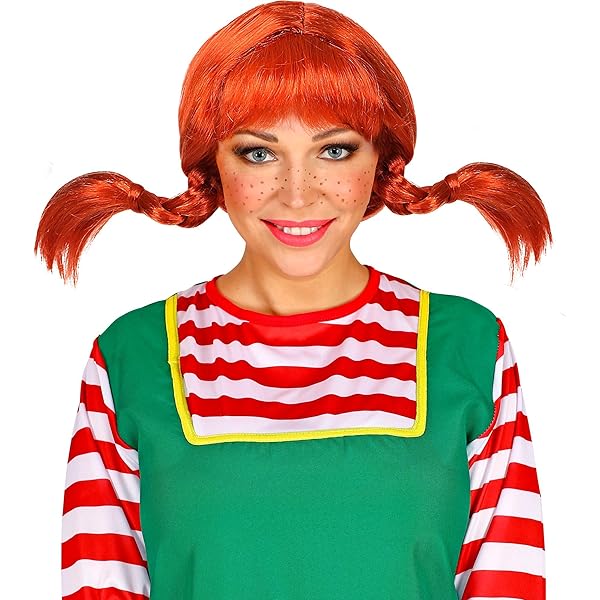 Parrucca Rossa «Naughty Girl» WIDMANN - Sintetica, Per Party E Costumi, Taglia Unica - Foto 9