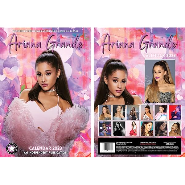 ARIANA GRANDE CALENDAR 2023 : Amazon.co.uk: Stationery & Office Supplies