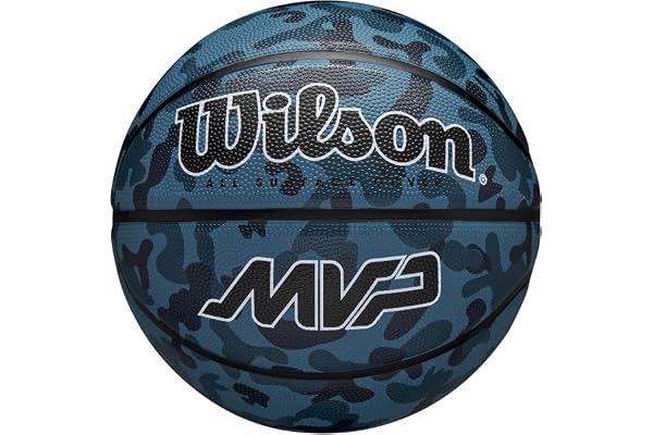Wilson MVP CAMO Basketboll blå 6