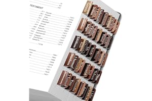 GOTIDEAL Bibel-Tabs, 90 Tabs, laminierte Bibelreiter aus Kunststoff für Männer, großer Druck, Bibelregister zum Studium der Bibel, Index-Tabs für Altes und Neues Testament, Bibeletiketten Tabs,