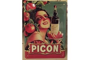 EDITIONS CLOUET Éditions Clouet 29077 - Petite plaque métal 15x21 cm "Picon - Apéritif Picon"