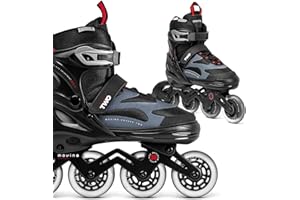 Movino Cruzer B2 | Rollers en Ligne Réglables | Roller Enfant Fille Garcon Adulte | Patin A Roulette