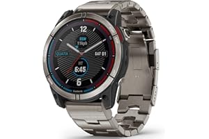 Garmin - Smartwatch - Unissex - Quatix® 7X Sapphire Solar Titan - 010-02541-61