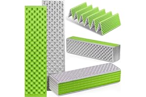 THINTON Camping Sleeping Foam Mat, Foldable Closed Cell Foam Camping Mattress, Waterproof Outdoor Sleeping Mat for Ultralight Backpacking Thru-Hiking