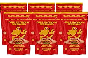 NOTORIOUS NOOCH CO Notorious Nooch - Chick’n Flavour Vegan Food Seasoning - Plant-Based Nutritional Yeast - 6 x 80g