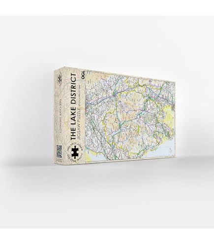 Pieceful Maps Puzzle "New Forest" – 1000 Teile Landkarten-Puzzle | 69x48 Cm | Hergestellt In Großbritannien