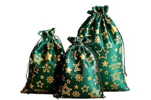 HERZWILD 16 sacchetti da 17 x 23 cm, piccoli sacchetti con coulisse, sacchetti regalo di iuta per Natale (A-17 x 23 cm)