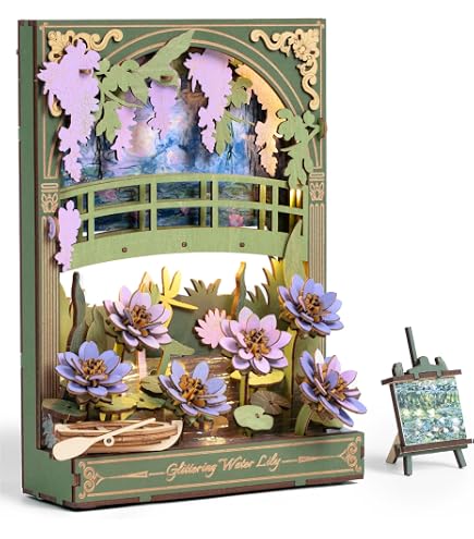Rowood 3D Puzzle Rote Kamelie, DIY-Blume Aus Holz,  Produktbild-Vorschau 8