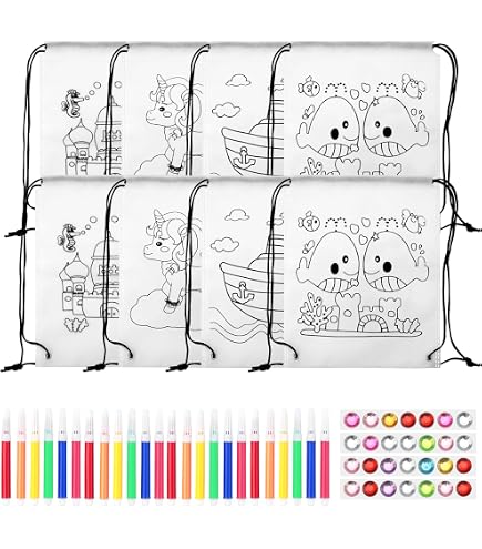 MIRVEN - Set di 30 astucci da colorare con 5 colori di cera inclusi ciascuno, Ideale per regali