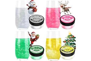 Edible Glitter - Fidton 4 Colour Iridescent Gold Lustre Dust Edible for Gold Cake Decorations, Edible Cake Decorations Pink Glitter for Buttercream, Silver Glitter for Cocktail and Strawberry - 5 g